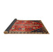 Sideview of Traditional Red Persian Rug, tr826