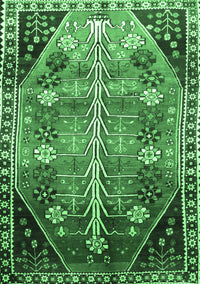 Persian Emerald Green Traditional Rug, tr826emgrn
