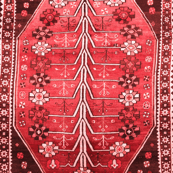 Machine Washable Persian Red Traditional Rug, wshtr826red