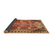 Sideview of Persian Brown Traditional Rug, tr826brn