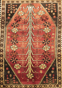 Persian Brown Traditional Rug, tr826brn