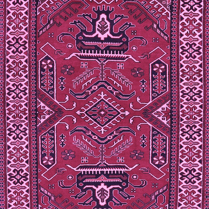 Machine Washable Geometric Purple Traditional Area Rugs, wshtr827pur