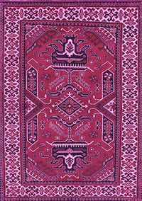 Geometric Purple Traditional Rug, tr827pur