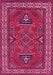 Geometric Pink Traditional Rug, tr827pnk