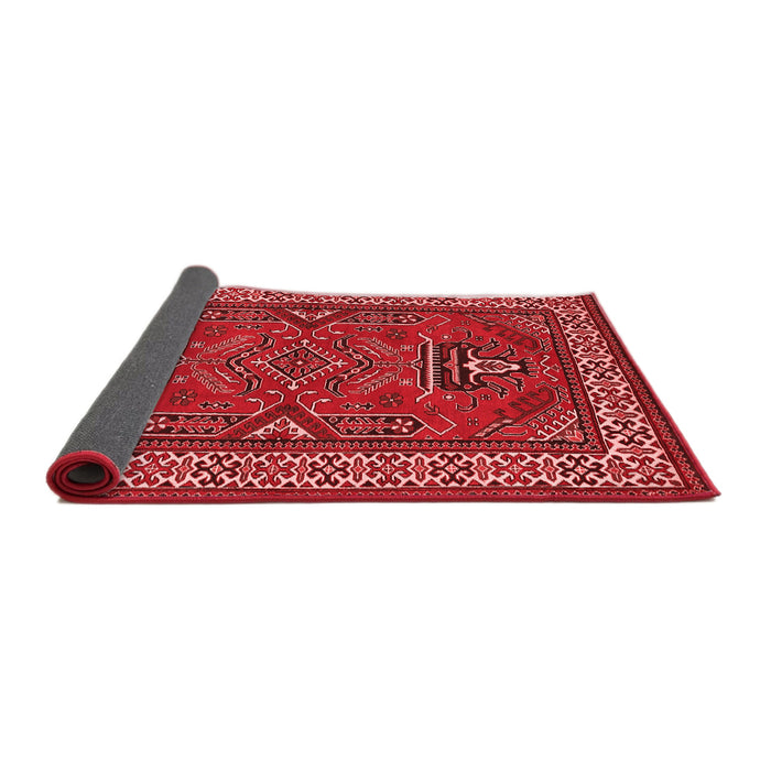 Geometric Red Traditional Area Rugs