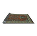 Sideview of Geometric Light Blue Traditional Rug, tr827lblu