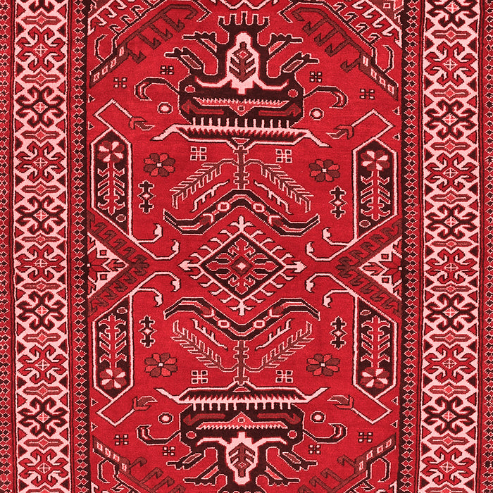 Geometric Red Traditional Area Rugs