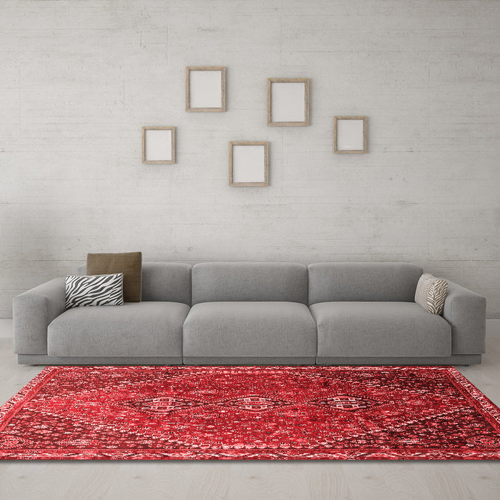 Traditional Red Washable Rugs