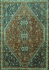 Persian Turquoise Traditional Rug, tr828turq