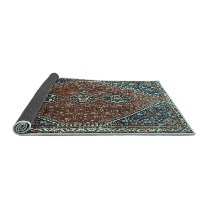 Sideview of Persian Light Blue Traditional Rug, tr828lblu
