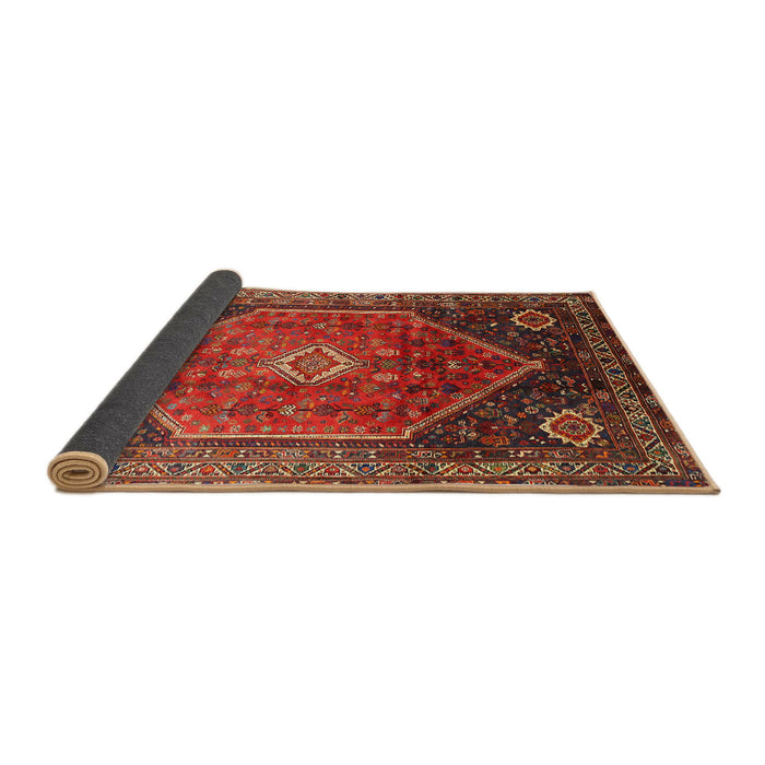 Sideview of Traditional Red Persian Rug, tr829