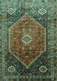 Persian Turquoise Traditional Rug, tr829turq