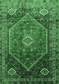 Persian Emerald Green Traditional Rug, tr829emgrn