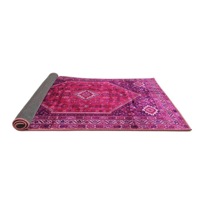 Sideview of Persian Pink Traditional Rug, tr829pnk