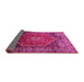 Sideview of Persian Pink Traditional Rug, tr829pnk