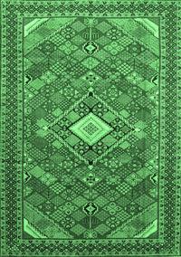 Persian Emerald Green Traditional Rug, tr82emgrn