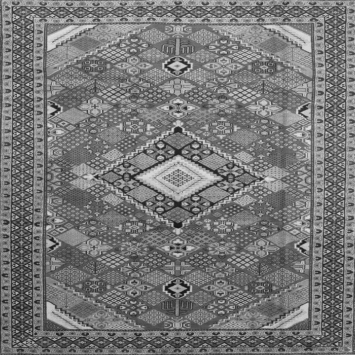 Serging Thickness of Persian Gray Traditional Rug, tr82gry