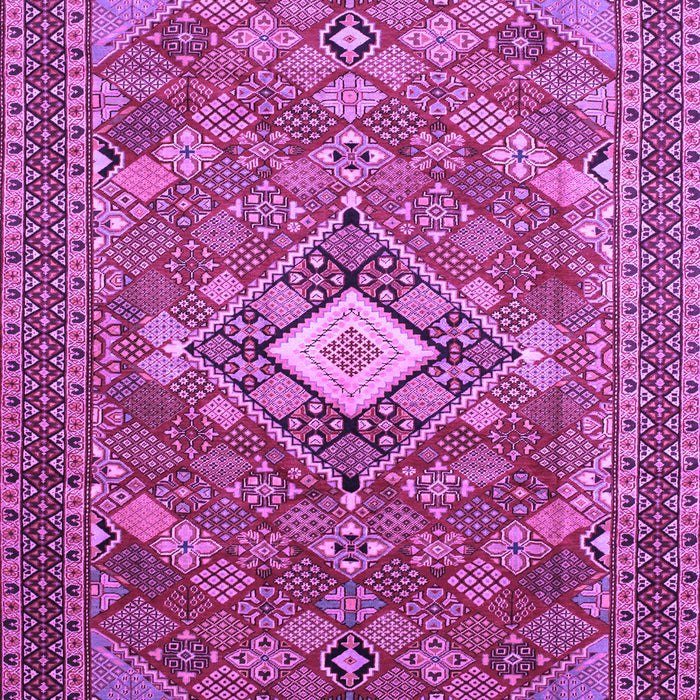 Machine Washable Persian Purple Traditional Area Rugs, wshtr82pur
