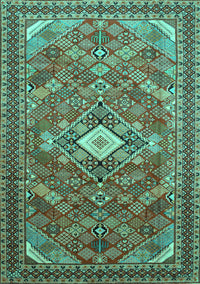 Persian Turquoise Traditional Rug, tr82turq