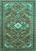 Persian Turquoise Traditional Rug, tr82turq