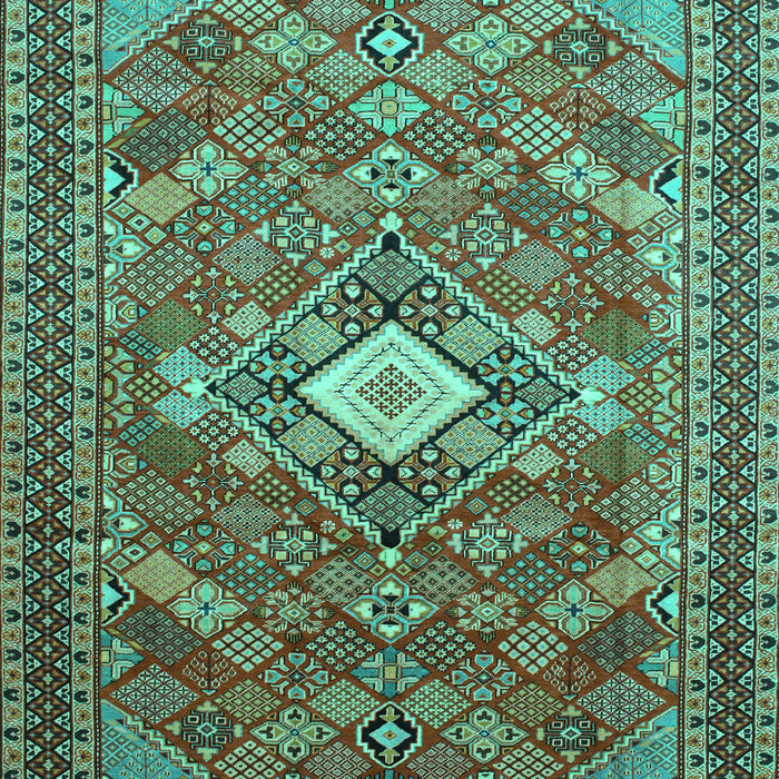 Persian Turquoise Traditional Rug, tr82turq