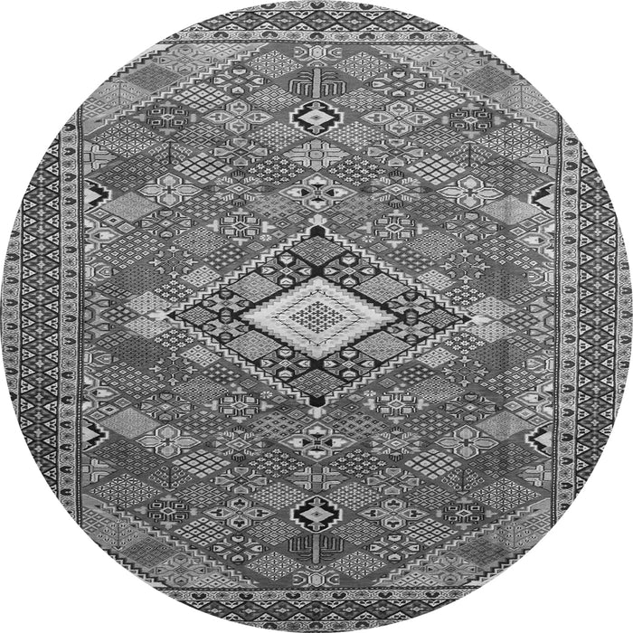 Square Persian Gray Traditional Rug, tr82gry