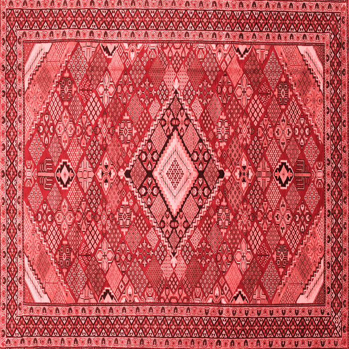Machine Washable Persian Red Traditional Rug, wshtr82red