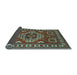 Sideview of Geometric Light Blue Traditional Rug, tr830lblu