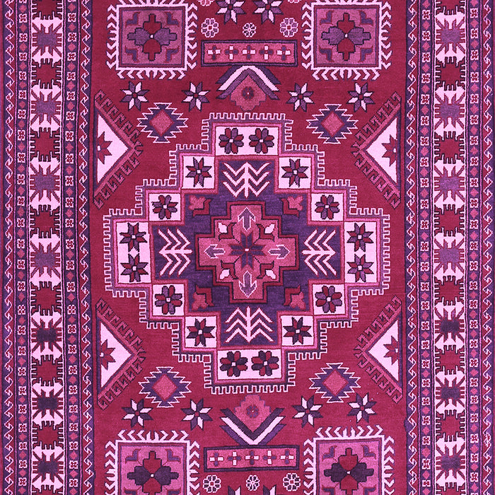 Geometric Purple Traditional Rug, tr830pur