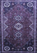 Machine Washable Persian Blue Traditional Rug, wshtr831blu