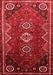 Persian Red Traditional Area Rugs