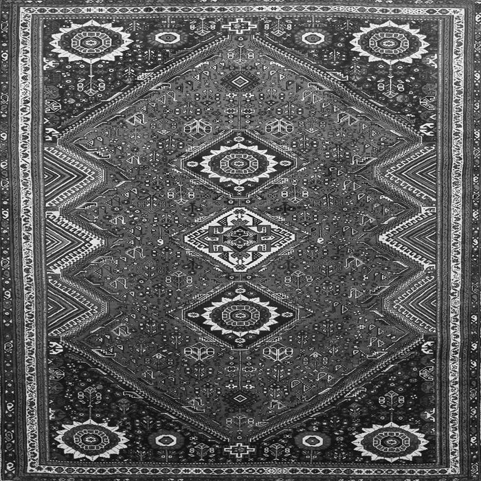 Serging Thickness of Persian Gray Traditional Rug, tr831gry