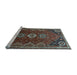 Sideview of Machine Washable Persian Light Blue Traditional Rug, wshtr831lblu