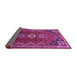 Sideview of Persian Purple Traditional Rug, tr831pur