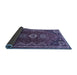 Sideview of Persian Blue Traditional Rug, tr831blu