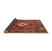 Sideview of Persian Brown Traditional Rug, tr832brn