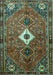 Persian Turquoise Traditional Rug, tr832turq