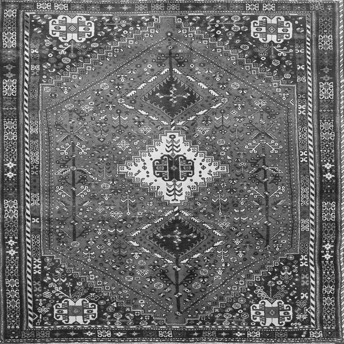 Serging Thickness of Persian Gray Traditional Rug, tr832gry