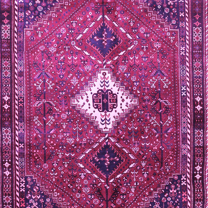 Machine Washable Persian Purple Traditional Area Rugs, wshtr832pur
