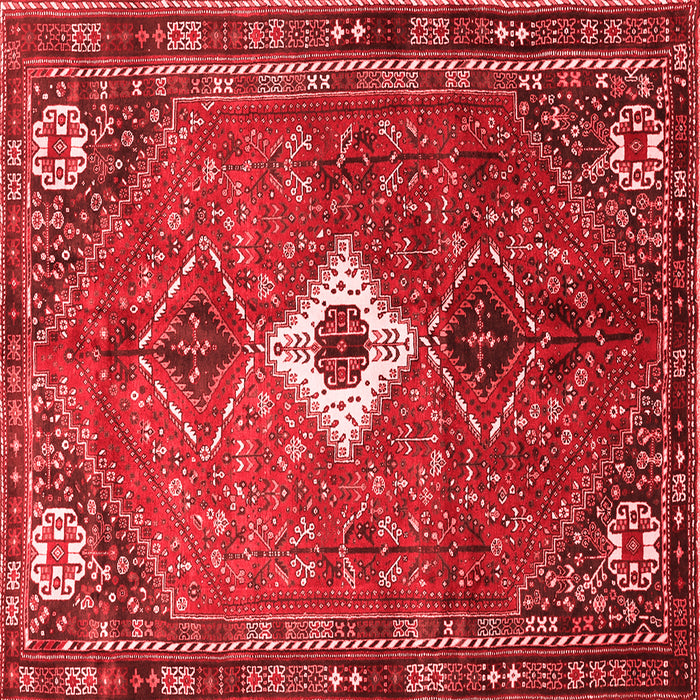 Machine Washable Persian Red Traditional Rug, wshtr832red