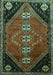 Persian Turquoise Traditional Rug, tr833turq