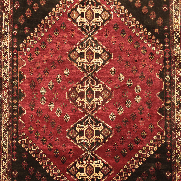 Machine Washable Persian Brown Traditional Rug, wshtr833brn