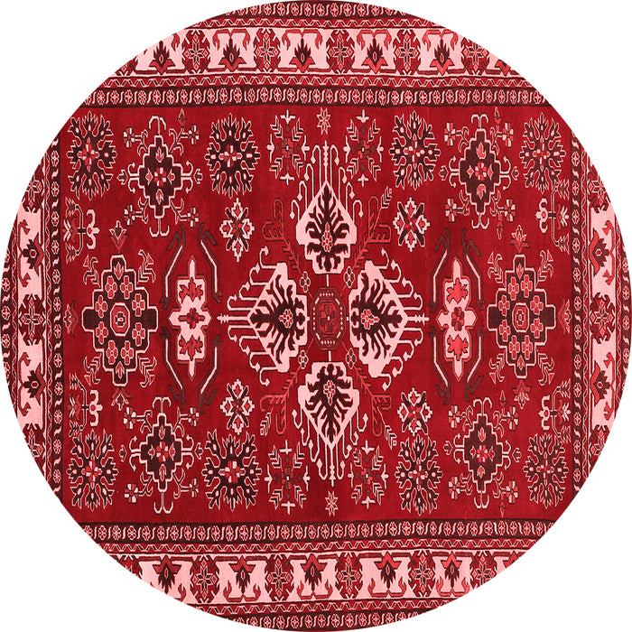 Machine Washable Persian Red Traditional Rug, wshtr834red