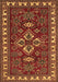 Machine Washable Persian Brown Traditional Rug, wshtr834brn