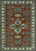 Machine Washable Persian Light Blue Traditional Rug, wshtr834lblu