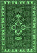 Persian Emerald Green Traditional Rug, tr834emgrn