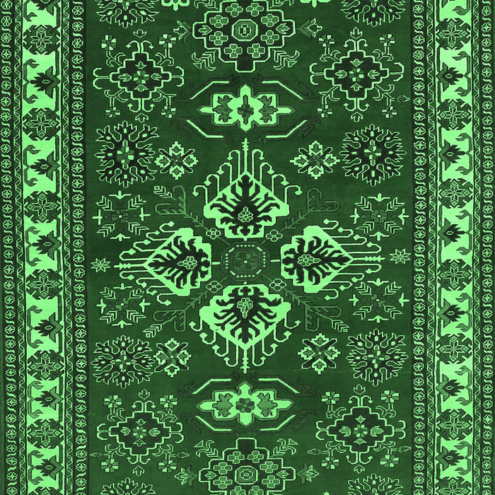 Persian Emerald Green Traditional Rug, tr834emgrn