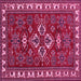 Square Persian Pink Traditional Rug, tr834pnk