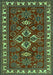 Machine Washable Persian Turquoise Traditional Area Rugs, wshtr834turq