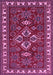 Machine Washable Persian Purple Traditional Area Rugs, wshtr834pur